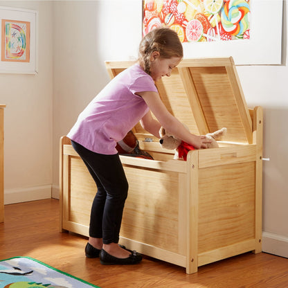 Melissa & Doug Wooden Toy Chest (Honey)