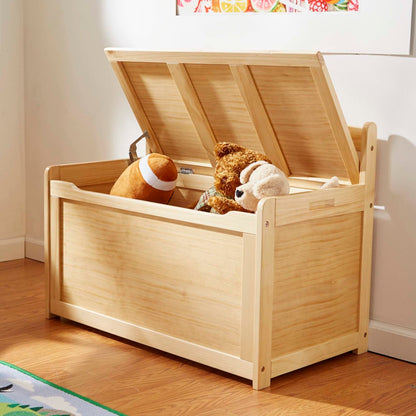 Melissa & Doug Wooden Toy Chest (Honey)