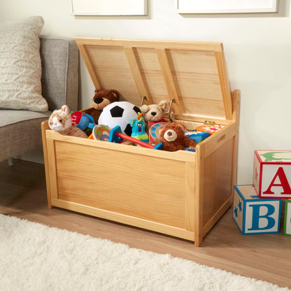 Melissa & Doug Wooden Toy Chest (Honey)