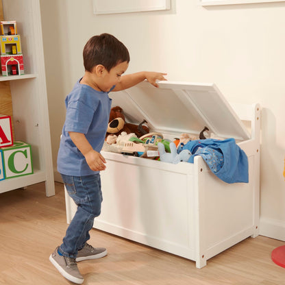 Melissa & Doug Wooden Toy Chest (White)